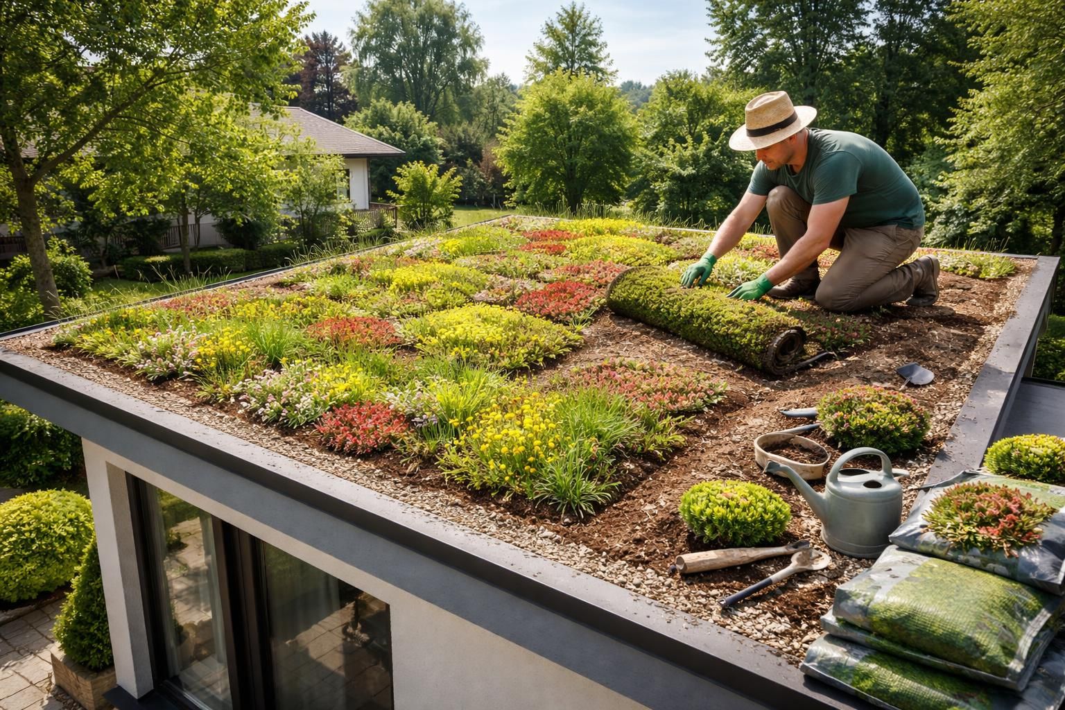 apprenez étape par étape comment créer votre propre toiture végétalisée à la maison grâce à notre tutoriel simple et complet. transformez votre toit en un espace écologique et esthétique.
