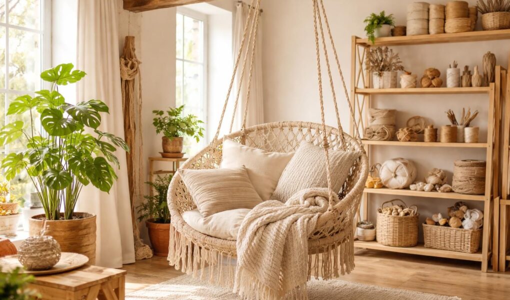 apprenez à fabriquer votre propre fauteuil suspendu avec notre tuto diy et créez un cocon de détente unique et confortable chez vous.