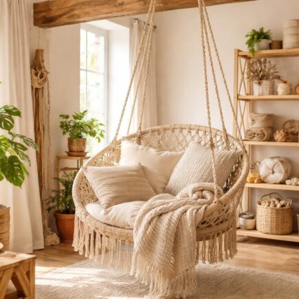 apprenez à fabriquer votre propre fauteuil suspendu avec notre tuto diy et créez un cocon de détente unique et confortable chez vous.