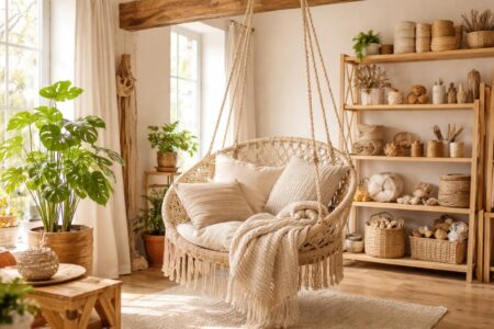 apprenez à fabriquer votre propre fauteuil suspendu avec notre tuto diy et créez un cocon de détente unique et confortable chez vous.