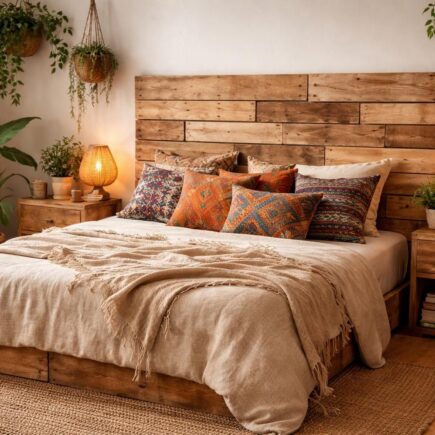 apprenez à fabriquer une tête de lit bohème en palette grâce à ce tutoriel détaillé étape par étape, pour un style unique et chaleureux dans votre chambre.