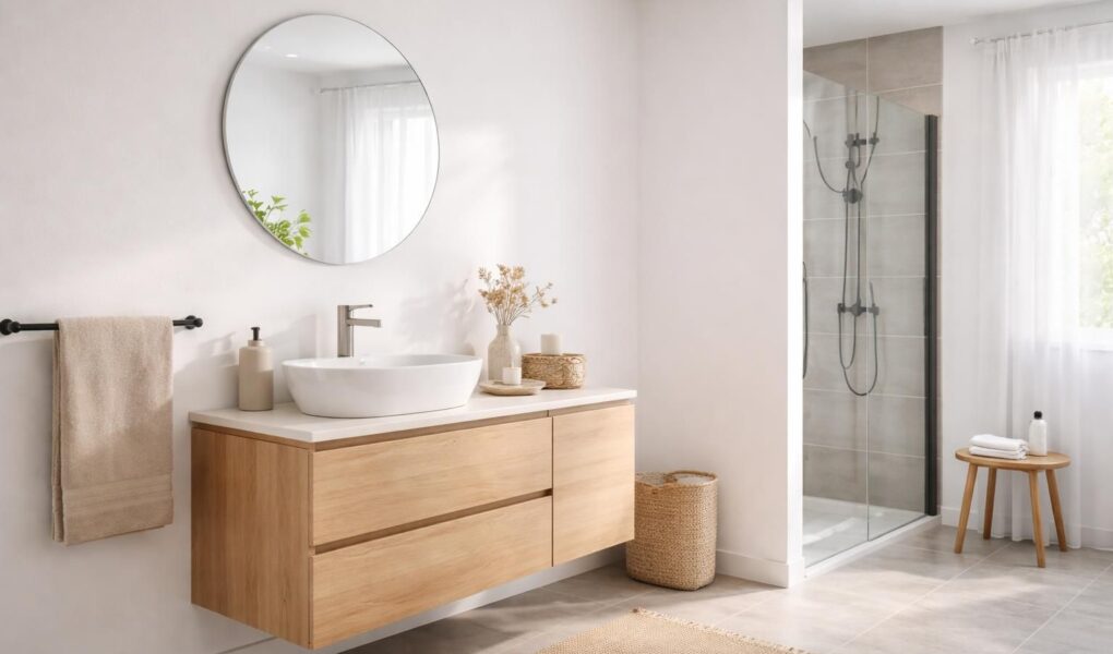 découvrez notre avis complet sur la peinture rénovation v33 décolab salle de bain, idéale pour protéger et rafraîchir vos murs avec une finition durable et résistante à l'humidité.