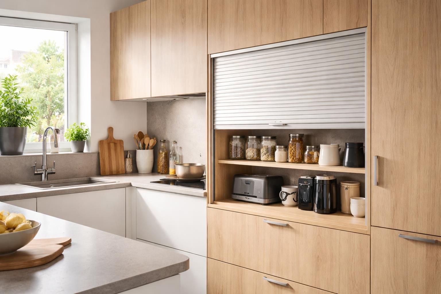 découvrez comment un volet roulant pour meuble de cuisine ikea peut transformer votre espace en un rangement discret et élégant, idéal pour optimiser votre cuisine tout en gardant un design épuré.