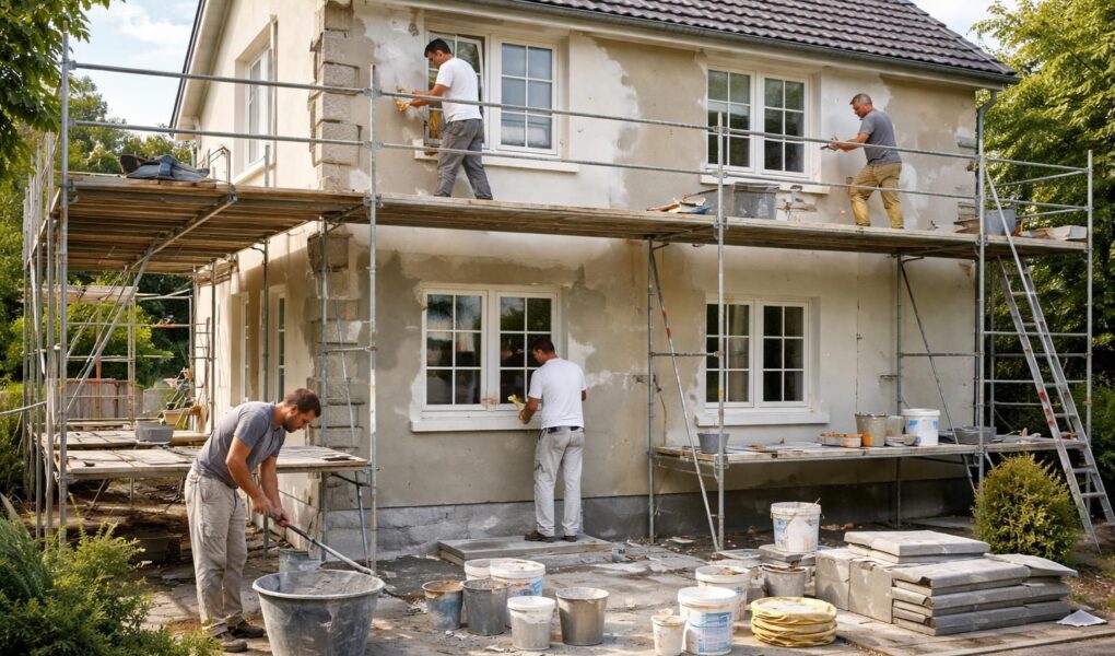 découvrez le prix au m2 pour la rénovation de façade de maison, les facteurs influençant le coût et des conseils pour bien budgéter vos travaux.