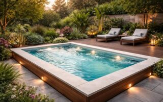 découvrez le spa de nage encastrable, alliant design élégant et fonctionnalité, idéal pour sublimer votre jardin ou terrasse tout en profitant d'un espace de détente unique.