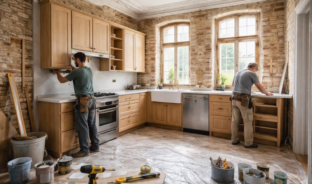 découvrez nos conseils pratiques pour réussir les travaux de rénovation de cuisine dans un immeuble ancien, alliant charme d'époque et modernité.
