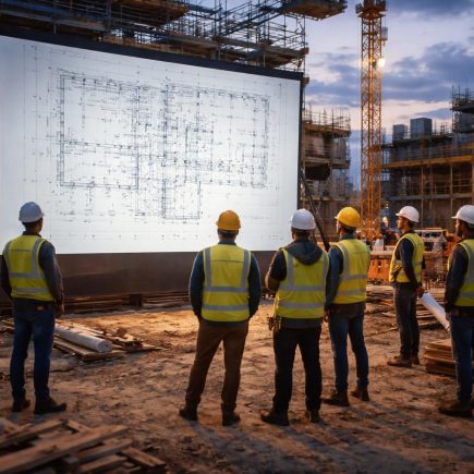 découvrez comment afficher facilement plans et mesures en grand sur un écran de projection pour optimiser la gestion de votre chantier et améliorer la visibilité des informations clés.