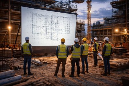 découvrez comment afficher facilement plans et mesures en grand sur un écran de projection pour optimiser la gestion de votre chantier et améliorer la visibilité des informations clés.