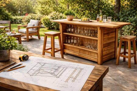 découvrez comment fabriquer un bar en bois pour votre salon de jardin grâce à un plan détaillé et des instructions étape par étape, pour un mobilier unique et personnalisé.