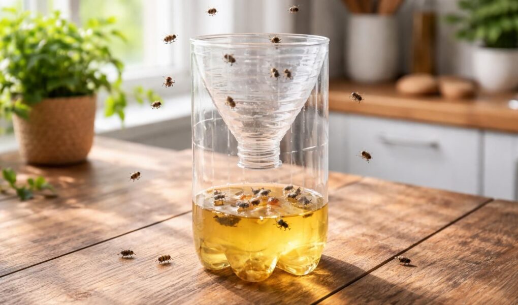 découvrez les avantages d'utiliser un piège à mouche maison efficace fabriqué avec une bouteille pour garder votre espace propre et sans insectes de manière écologique et économique.