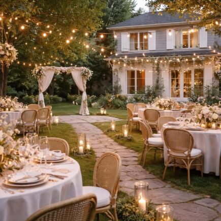 découvrez des idées et conseils pour décorer votre jardin et réussir un mariage en plein air, en alliant charme naturel et élégance extérieure.