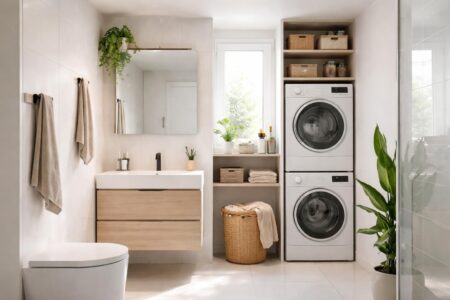 découvrez des astuces pratiques pour aménager efficacement une salle de bain et une buanderie dans un petit espace, alliant fonctionnalité et style.
