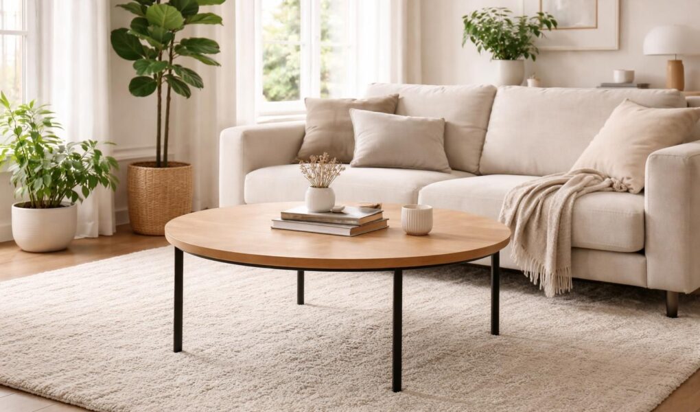 découvrez notre sélection exclusive de tables basses rondes de chez made, parfaites pour sublimer votre salon avec style et fonctionnalité.