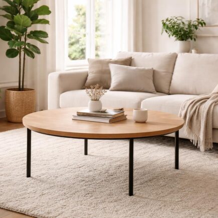 découvrez notre sélection exclusive de tables basses rondes de chez made, parfaites pour sublimer votre salon avec style et fonctionnalité.