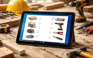découvrez une checklist complète des matériaux et outils indispensables pour vos travaux, parfaitement optimisée pour une utilisation sur tablette windows 10.