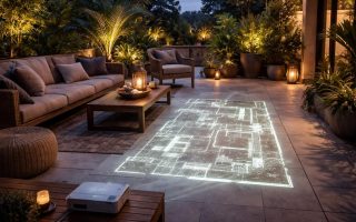 découvrez comment aménager votre espace extérieur en projetant un plan de terrasse à l'aide d'un vidéoprojecteur acer pour un résultat précis et innovant.