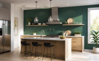 découvrez nos idées de peinture pour cuisine et apprenez comment créer un mur accent qui transformera votre espace en un lieu élégant et chaleureux.