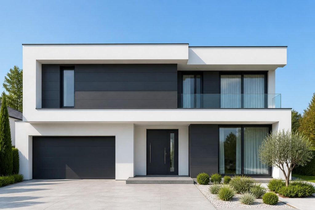 découvrez les plus belles façades combinant blanc et gris anthracite pour inspirer la rénovation ou la construction de votre maison, alliant élégance et modernité.