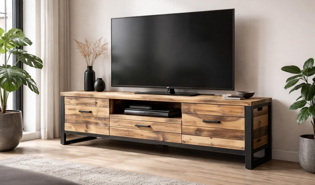 découvrez comment créer un meuble tv en palette de bois au style moderne, alliant originalité et design contemporain pour sublimer votre intérieur.