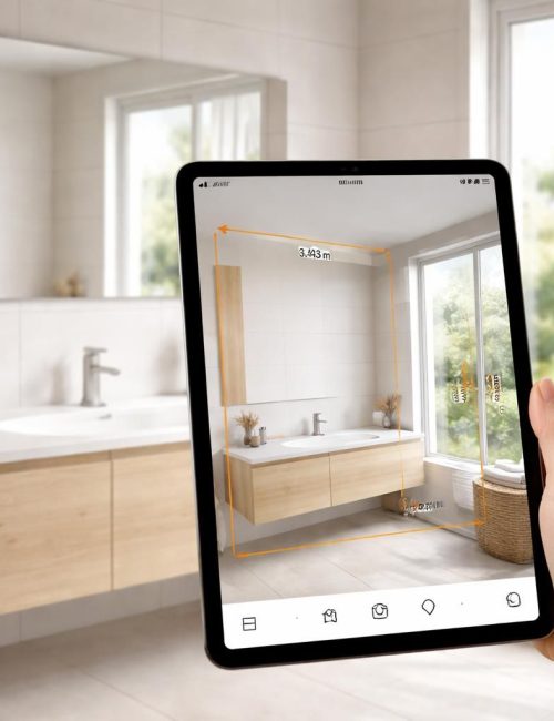 découvrez comment préparer facilement les mesures de votre salle de bain grâce à votre tablette samsung galaxy pour un aménagement précis et efficace.